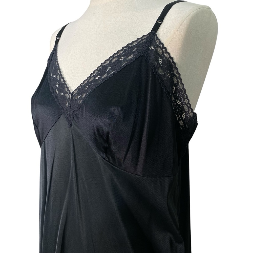 Vintage Black Dress Slip - Picture 2 of 7